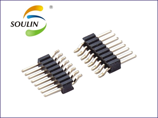 Right Angle SMT Pin Header Connectors 1.27mm pitch Single Row