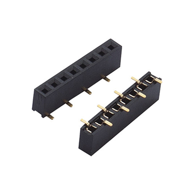 Male H3.0 Round Pin Header Connector Straight Smt Right Angle