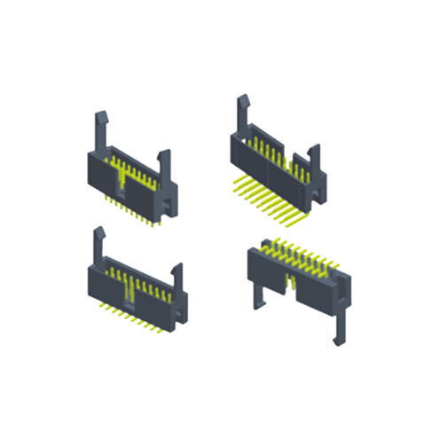 Dual Row H12.95 SMT 2.54 Mm Pin Header Waterproof Right Angle