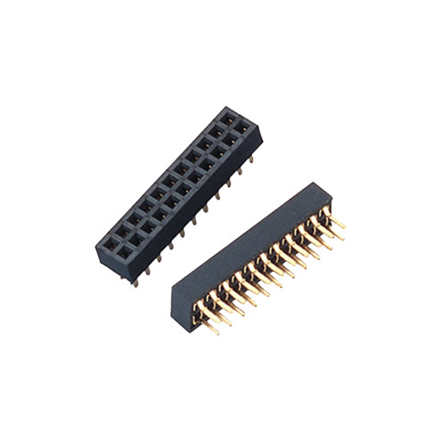 2.0mm pitch female header dual row single plastic straight H4.6 Utype straight insertion